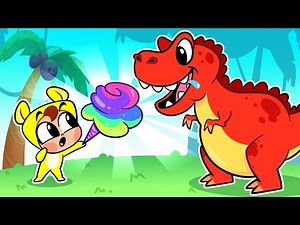 Cool Safari Adventure 🦖 First Time At The Dinosaur Park | Funny Cartoons For Kids | Nursery Rhymes