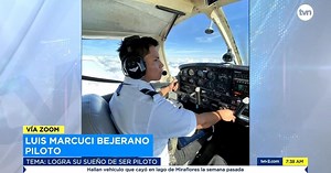 Luis Marcuci rompe las barreras de la discriminación y alcanza su sueño de convertirse en piloto