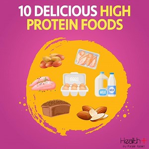52K views · 1.2K reactions | 10 Delicious High Protein Foods | Health+ | Facebook