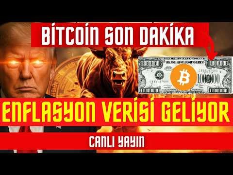BİTCOİN SON DAKİKA ENFLASYON VERİSİ GELİYOR CANLI YAYIN Canlı Analiz #bitcoin #canlıyayın