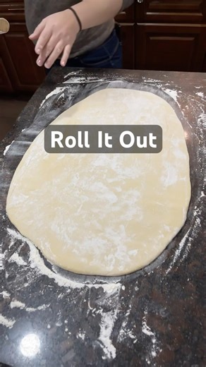 Homemade Cinnamon Rolls In The Making