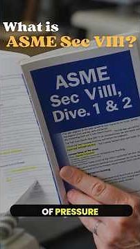 Static Equipment: ASME standards and pressure vessel essentials #asme #pressurevessels #artenginesrl