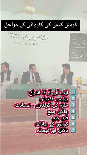 What are the main stages of criminal proceedings? #CriminalProcedure #SyedShamsUdDinAdvocate