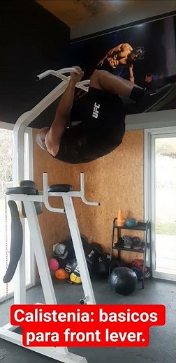 basicos para sacar front lever