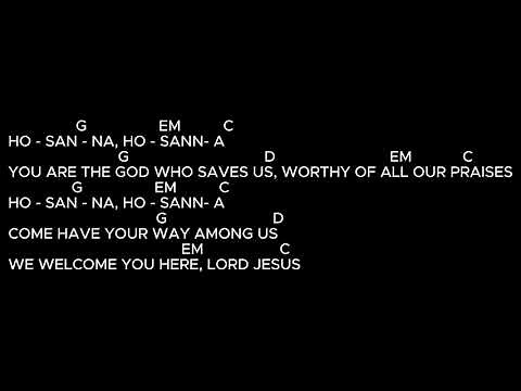 Hosanna Praise is Rising Chords and Lyrics Play along