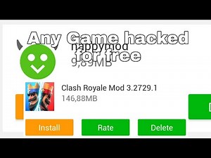 How to get Clash Royal And Clash of Clans Modded for free!