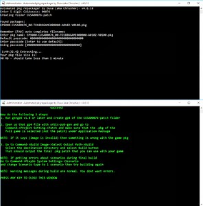 PS4 PKG Repackager to Repackage Fake Updates by Duxa (Chrushev)