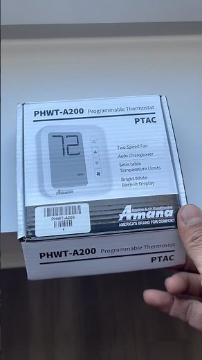 Amana PHWT-A200 Thermostat Install (Step-by-Step Guide for PTAC Units)