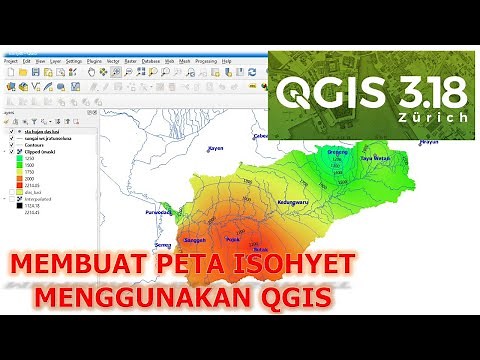 QGIS - MEMBUAT PETA ISOHYET (KONTUR HUJAN)