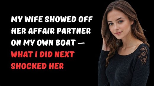 My Wife Showed Off Her Affair Partner on My Own Boat — What I Did Next Shocked Her #reddit #redditstories #cheating #cheater | Justice Tales