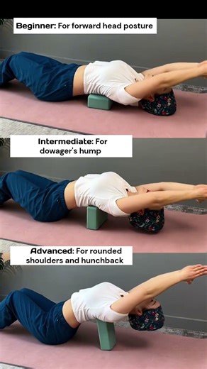 Fix Forward Head, Dowager’s Hump & Rounded Shoulders | Beginner to Advanced Posture Routine
