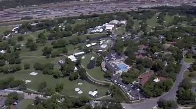 View of some of the holes at the Colonial golf course from a helicopter where the Fort Worth Invitational is being played. | Fort Worth Star-Telegram