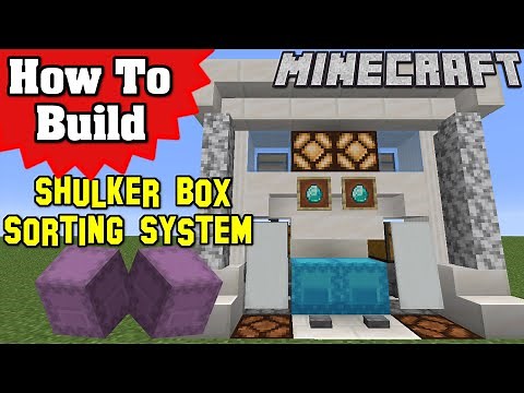 How to Build a Shulker Box Loader / Sorting System! Minecraft 1.16 / 1.16.3 (Redstone Tutorial)