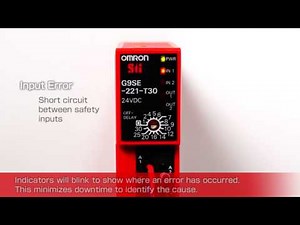 Compact Omron G9SE Safety Relay Units for Simple Applications