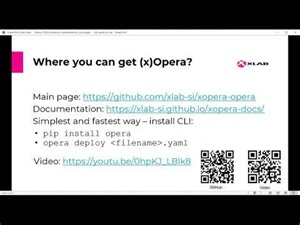 How can the TOSCA practitioners benefit from xOpera project?