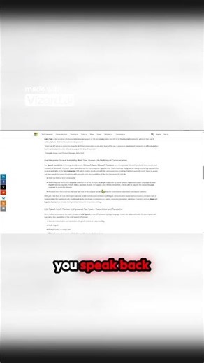 Azure Live Interpreter translates your voice while preserving your persona #azure #msft #microsoft