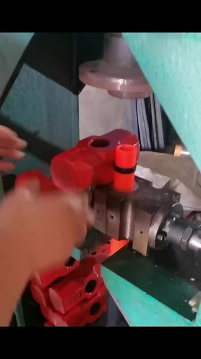 Expert Hands at Work: Industrial Machine Operation