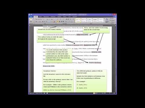 APA Style - Citations