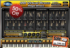 MB Virtual Brass Mega Brass by MB Audio Lab - Virtual Brass Plugin VST VST3 Audio Unit