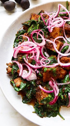 Black limes! A constant in the Ottolenghi pantry for years but no one loves them as much as Noor, who grew up in Bahrain, where they consume dried limes almost intravenously. This week on Youtube, Noor is cooking Black lime tofu, a favourite from FLAVOUR. Tune in tomorrow, or find the recipe on page 176. | Ottolenghi