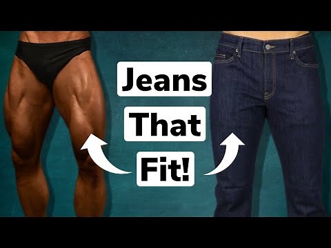 Watch This If You Need Jeans For Large Thighs! | Best Jeans For Muscular Legs Fran Denim Review