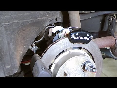 How to install Wilwood mechanical parking brake calipers.