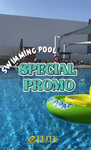 Swim at Elite Clubhouse for Only 15 Riyal!