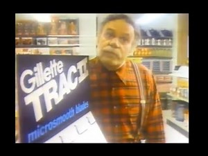 Gillette Trac II Razors Commercial (George S. Irving, 1979)