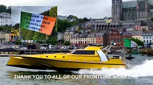 12K views · 2.1K reactions | Here’s a nice little video to lift everyone's spirits of Thunder Child II doing a fly past Cobh in support of all our front-line workers. The sound track says it all! | Safehaven Marine | Facebook