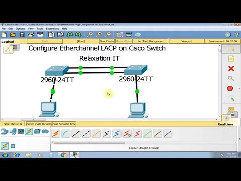 Configure Etherchannel LACP on Cisco Switch - Part 58 | CCNA 200-125 (Routing & Switching)