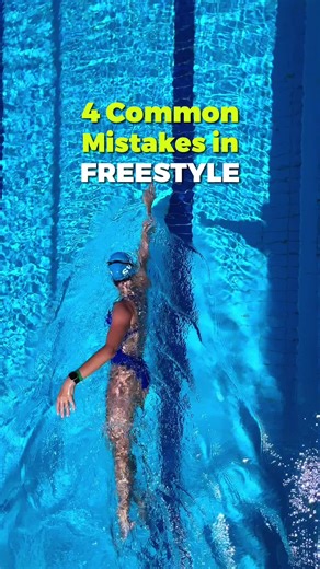 Fix these 4 errors to swim faster👇 Most swimmers struggle to get faster because they are unknowingly creating massive resistance. If you want to increase your speed, you must eliminate these 4 common technical errors that are holding you back: Kicking Too Much: Excess kicking wastes energy and creates unnecessary drag. Looking Forward: Lifting your head causes your hips to sink, ruining your body position. Crossing Over: Bringing your hands across your centerline creates a zig-zag motion instea