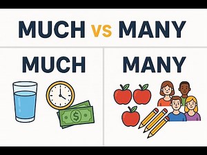 MUCH vs MANY | Easy English Grammar Lesson for Beginners (With Clear Examples!)