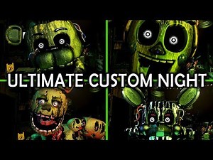 FNAF 3 Phantom Jumpscares in Ultimate Custom Night
