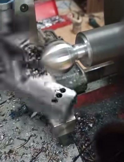 Ball Turning using Ball Turning Attachment on Lathe Machine #machinist #metalfabrication #skills