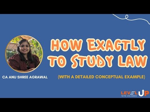 The Ultimate guide to study law (CA Inter) | (also incl Accounts of Companies Important Concept)