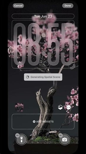 How to set 3D wallpaper on iOS 26 #iphone #3dwallpapers #lockscreen #iphonewallpaper