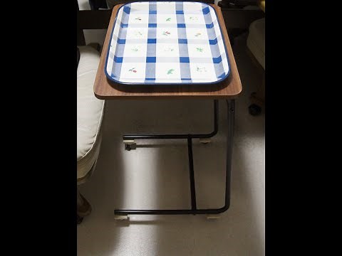 【DIY】サイドテーブルにキャスターを取り付ける！！