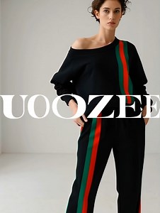 Off-duty style but make it chic 🤍 This striped one-shoulder sweatshirt matching pants set brings comfort, attitude, and a standout silhouette all in one. Perfect for casual days, coffee runs, and effortless street vibes. 🖤 Black Friday is almost here — your next favorite set is dropping soon. sku：190418/190419 shop now:https://www.uoozee.com/collections/best-seller?utm_source=reels&&utm_campaign=post #uoozee #uoozeefashion #blackfridayfashion #blackfridaydeals #twopieceset #oneshouldertop #cas