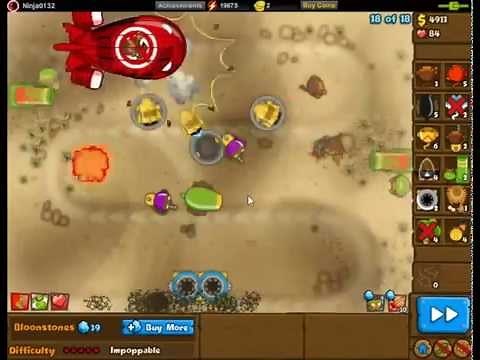 Bloons Monkey City - Special Mission Sandstorm NLL Walkthrough/Gameplay