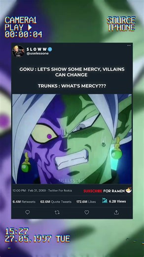 ||Trunks being Trunks 👀💥||#goku #dbz #viralshorts