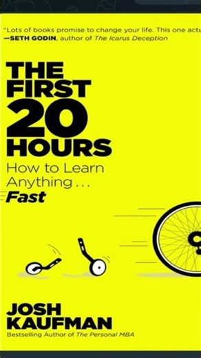 the first 20 hours by Josh Kaufman