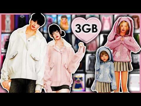 💗 Sims 4 cc folder 3GB | female male kids beautiful cas cc finds | CLOTHING CC HAUL The Sims 4