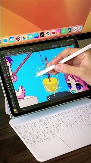 Pixel Art Animation 👾 iPad Pro + Clip Studio PAINT 2.0 #shorts #ipad #ipadpro #clipstudiopaint