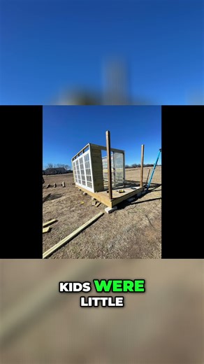 DIY Porch Build: Repurposed Posts & Extended Roof #shorts