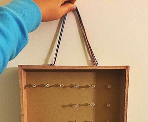 Easy DIY Jewelry Organizer Made From Scrap Wood