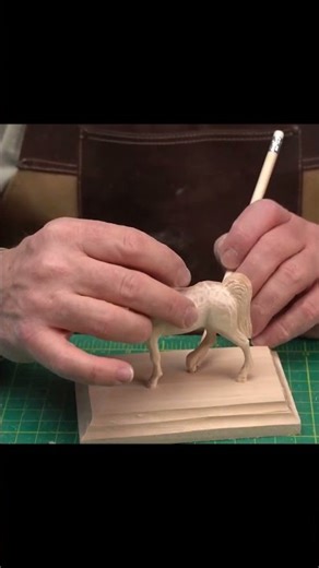 How to Carve a Horse in Motion – Animal Carving Step-by-Step 🐎🪵
