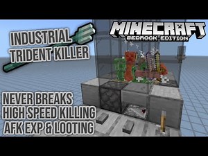 Industrial Trident Killer Minecraft Bedrock Tutorial 1.17