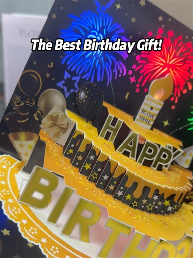 This 3D pop-up musical birthday card is honestly one of the cutest things I’ve ever seen 🎉✨ It lights up, plays music, and even has a little blow-out candle — kids absolutely LOVE it, and adults always get surprised by how fun and interactive it is. If you want a birthday card that actually feels special (and not just another flat card that gets thrown away), this one never fails. It’s perfect for mums, dads, friends, kids — literally anyone you want to make smile.🎂💛 #birthdaycard #popupcard 