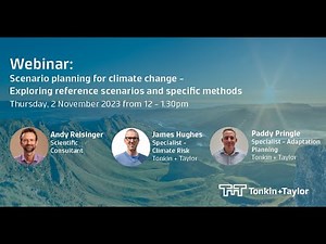 Scenario Planning for Climate Change - Webinar