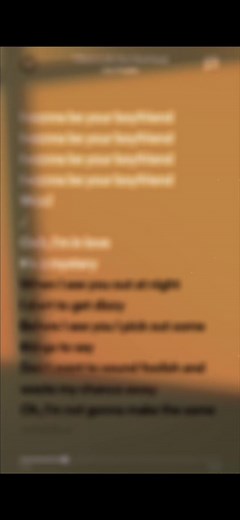 I Want to Be Your Boyfriend: Complete Song with Lyrics